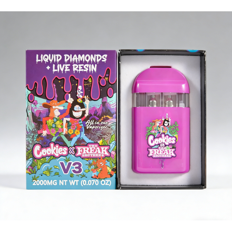 Cookies x Freak Brothers V3 Dual Flavor Empty Carts 2g